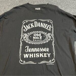 Vintage Jack Daniels Old No 7 Whiskey Long Sleeve Shirt XXL